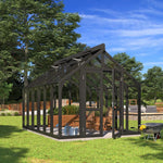 Lähe Träväxthus Standard No 2 12,75 m2 SKU EAN