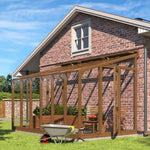 Lähe Väggväxthus 10,6m2 SKU LAH-GREENHOUSE LT-3 EAN
