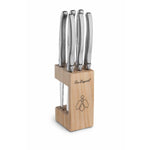 Lou Laguiole Grillknivar i Träblock Tradition 6-pack Rostfritt stål SKU HPB-250200K000K35 EAN 3546691853589