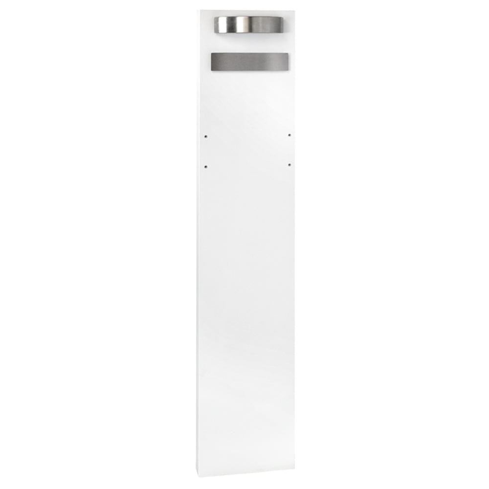 MEFA Brevlådestolpe Stativ 63 Trafikvit Blank/Rostfritt stål SKU REN-P63090 EAN