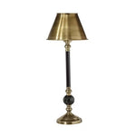 PR Home Bordslampa Abbey 40 cm / Med lampskärm / Mässing/Svart SKU PRH-25315-MS18-AM EAN 7330976053452