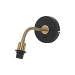 PR Home Vägglampa Cia Svart/Mässing SKU PRH-382-1SM EAN 7330976070619