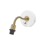 PR Home Vägglampa Cia Vit/Mässing SKU PRH-382-1VM EAN 7330976070633