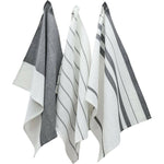 Svanefors Kökshandduk Cleo Svart/Vit 3-pack SKU SVA-1265-73-191 EAN 7332623405188