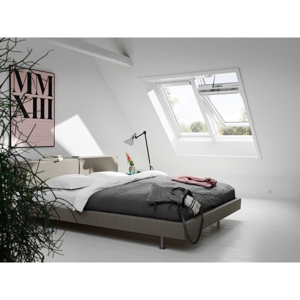 Velux Takfönster Pivåhängd Vitmålad Furu Integra El SKU EAN