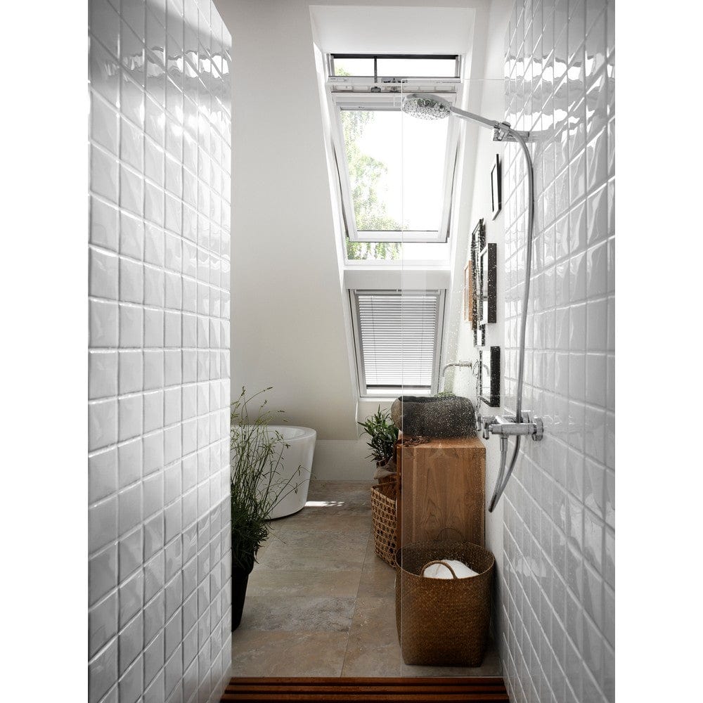 Velux Takfönster Pivåhängd Vitmålad Furu Integra El SKU EAN