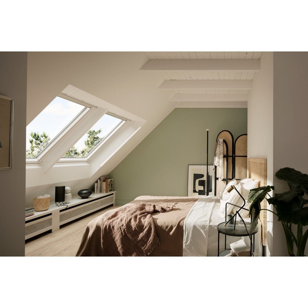 Velux Takfönster Pivåhängd Vitmålad Furu SKU EAN