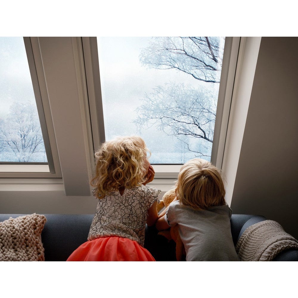 Velux Takfönster Pivåhängd Vitmålad Furu SKU EAN