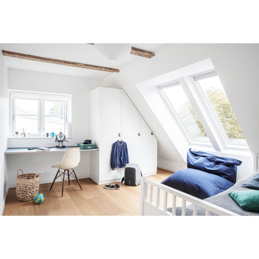 Velux Takfönster Pivåhängd Vitmålad Furu SKU EAN