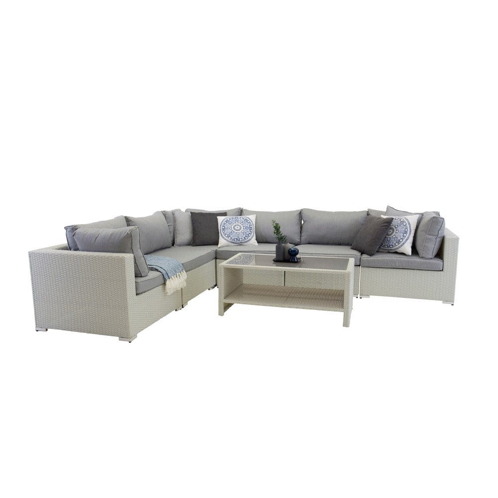 Venture Design Hörnsoffgrupp Amazon Vit SKU VEN-9140-010 EAN 7350107083431