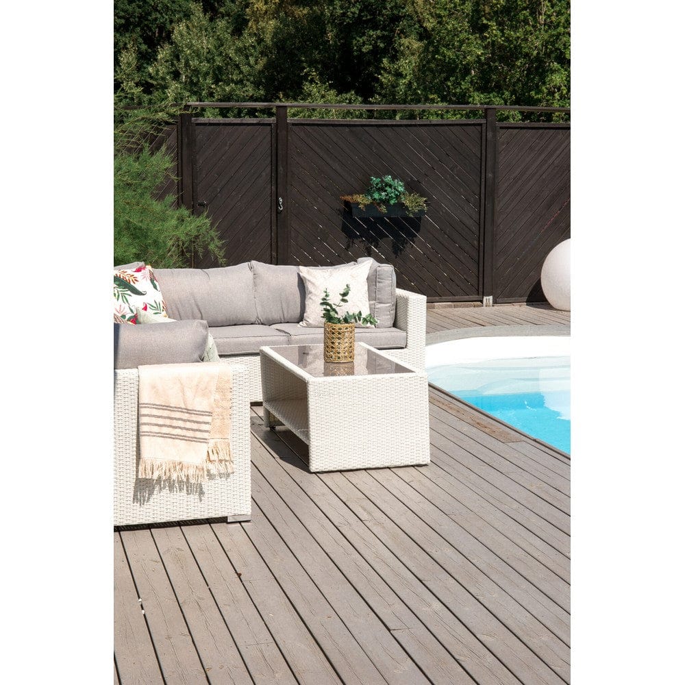 Venture Design Hörnsoffgrupp Amazon Vit SKU VEN-9140-010 EAN 7350107083431