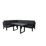 Venture Design Hörnsoffgrupp Barcelona Svart SKU VEN-1029-408 EAN 7350118414897