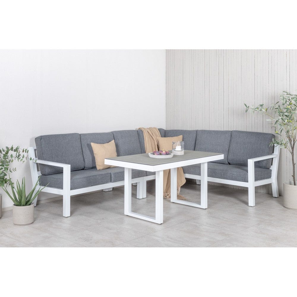 Venture Design Hörnsoffgrupp Barcelona Vit SKU VEN-1029-400 EAN 7350118414927