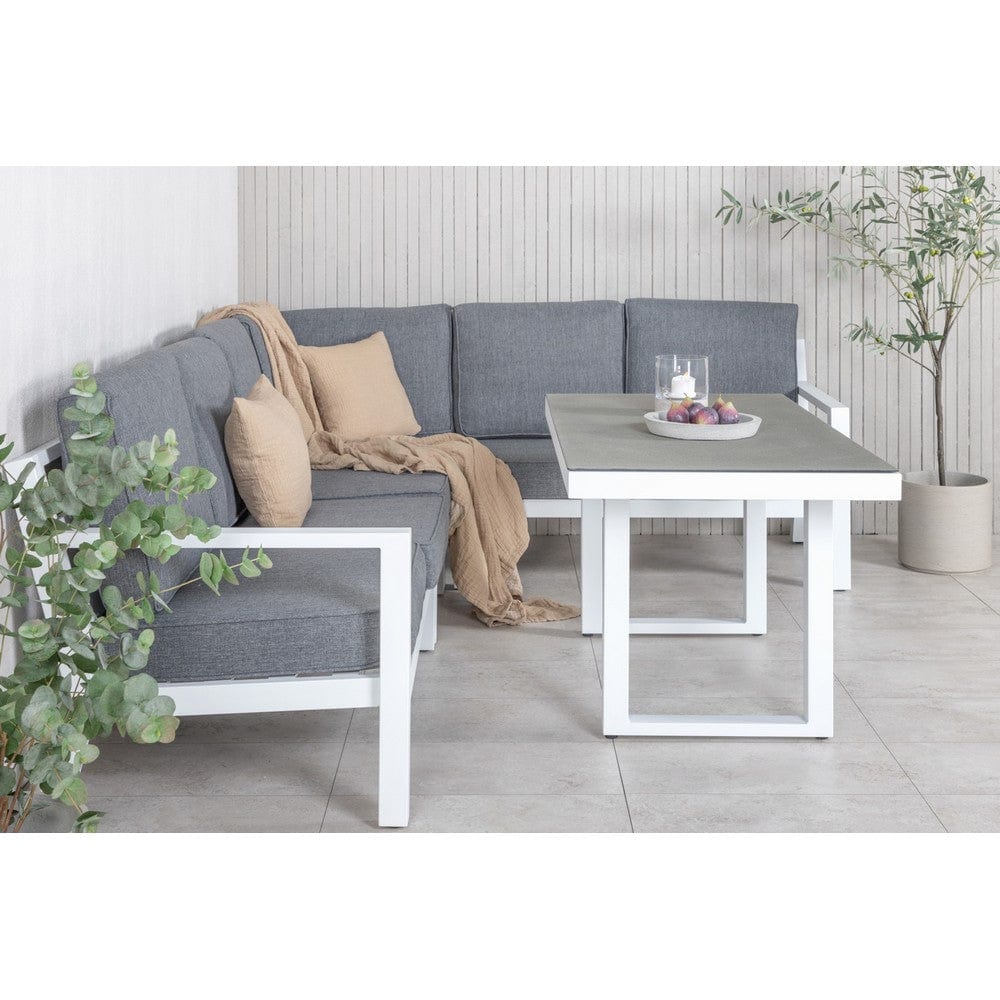 Venture Design Hörnsoffgrupp Barcelona Vit SKU VEN-1029-400 EAN 7350118414927