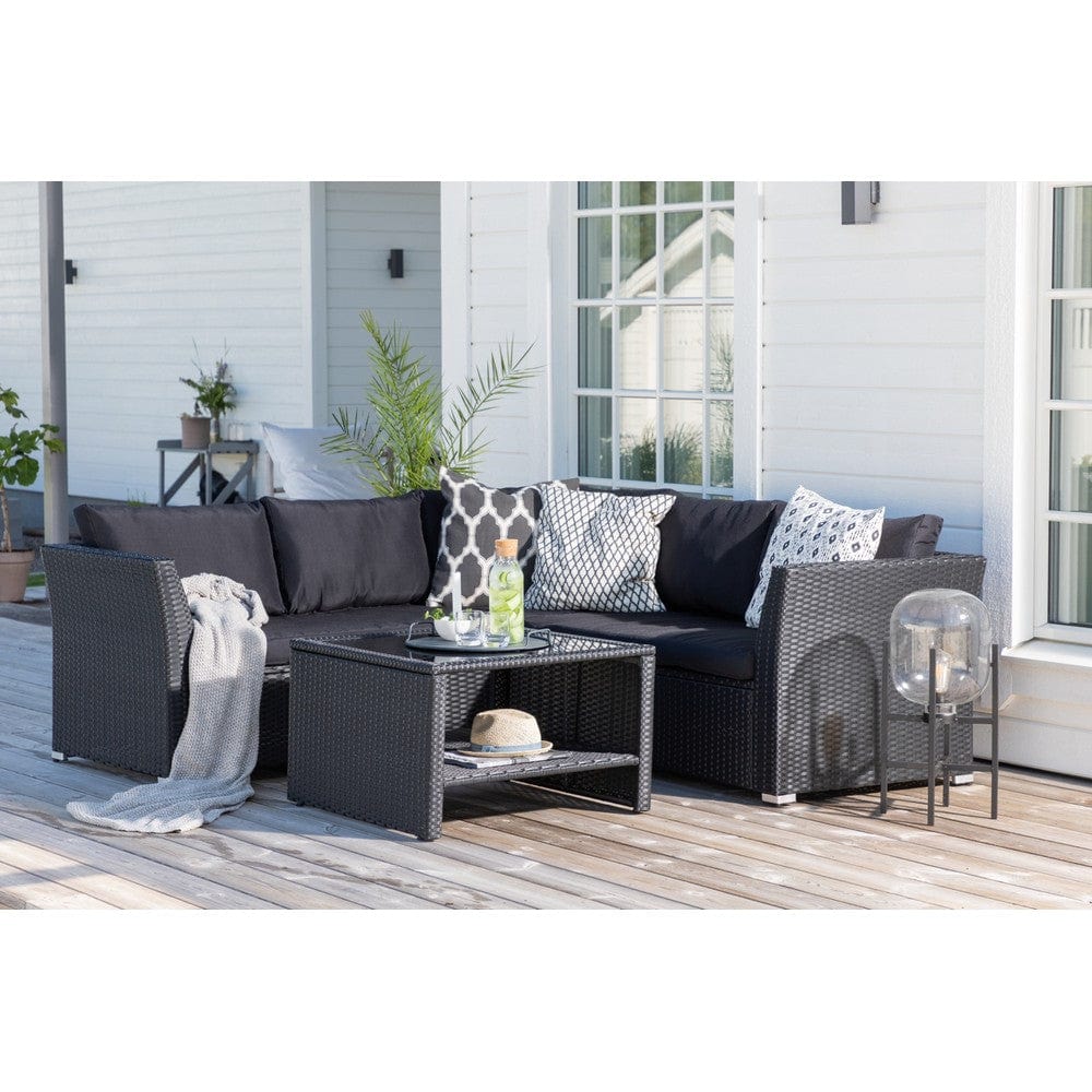 Venture Design Hörnsoffgrupp Haiti Svart SKU VEN-1542-238 EAN 7350118410394