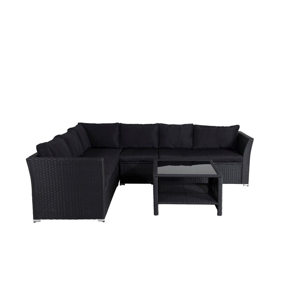 Venture Design Hörnsoffgrupp Haiti Svart SKU VEN-1542-238 EAN 7350118410394