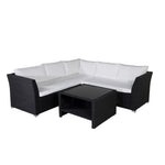 Venture Design Hörnsoffgrupp Haiti Svart/Vit SKU VEN-1541-238 EAN 7350118410400
