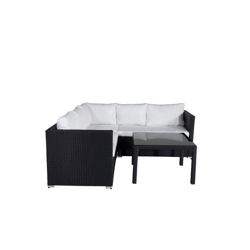 Venture Design Hörnsoffgrupp Kuba Svart/Vit SKU VEN-1531-238 EAN 7350118410431