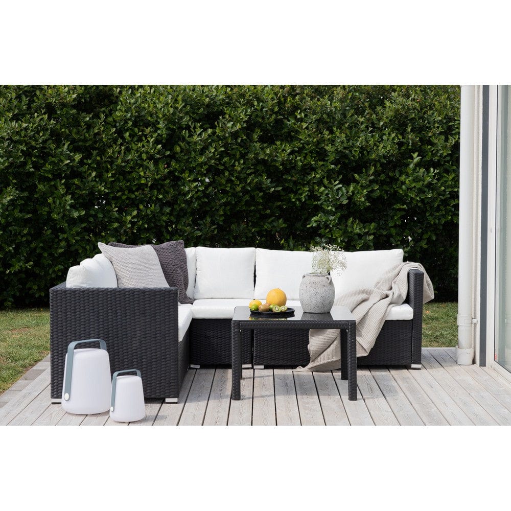 Venture Design Hörnsoffgrupp Kuba Svart/Vit SKU VEN-1531-238 EAN 7350118410431