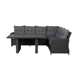 Venture Design Hörnsoffgrupp London Svart SKU VEN-7210-001 EAN 7350107083455