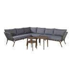 Venture Design Hörnsoffgrupp Roxo Brun SKU VEN-9051-322 EAN 7350107081642