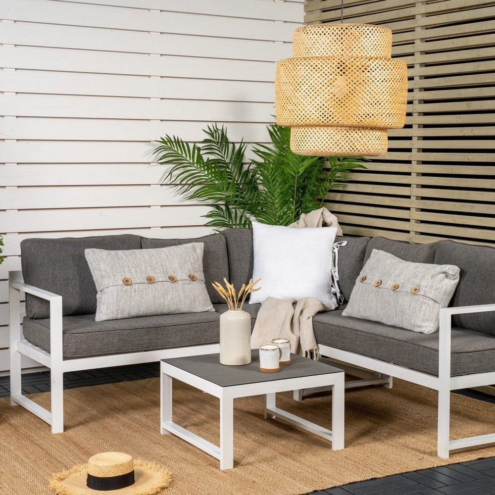 Venture Design Hörnsoffgrupp Salvador Vit SKU VEN-4160-400 EAN 7350107083462