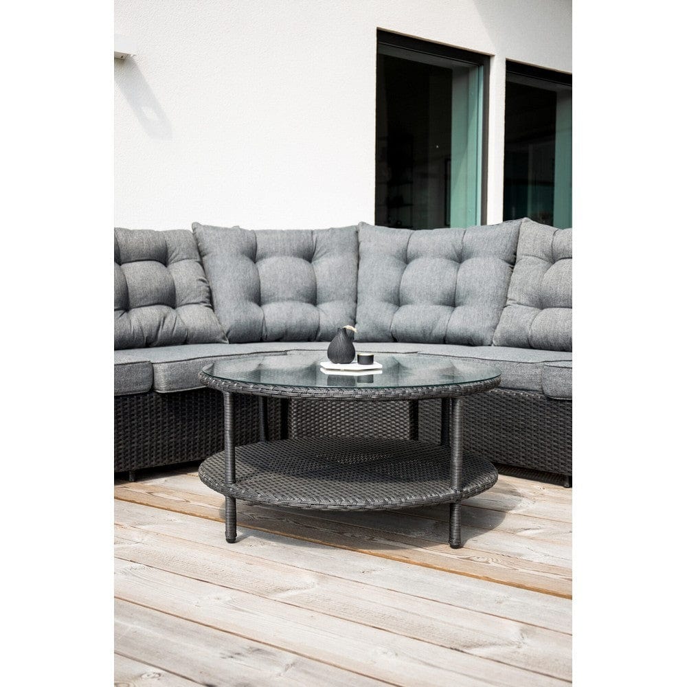 Venture Design Hörnsoffgrupp Valencia Svart SKU VEN-9308-001 EAN 7350107083325