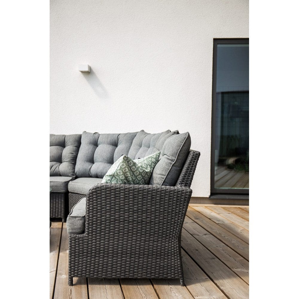 Venture Design Hörnsoffgrupp Valencia Svart SKU VEN-9308-001 EAN 7350107083325