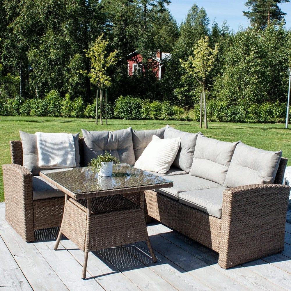 Venture Design Loungegrupp Watford Natur SKU VEN-7218-007 EAN 7350107083103