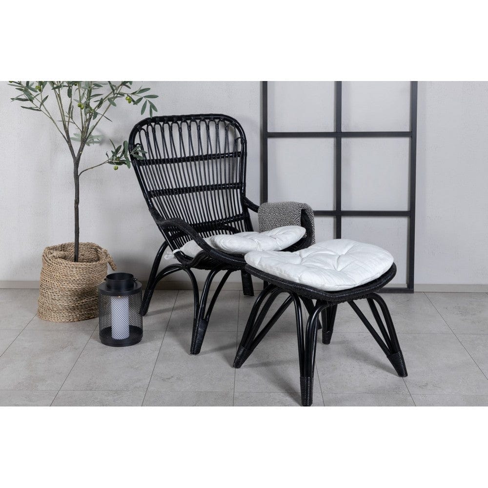 Venture Design Loungestol Ella Svart SKU VEN-1571-6012 EAN 7350118411186