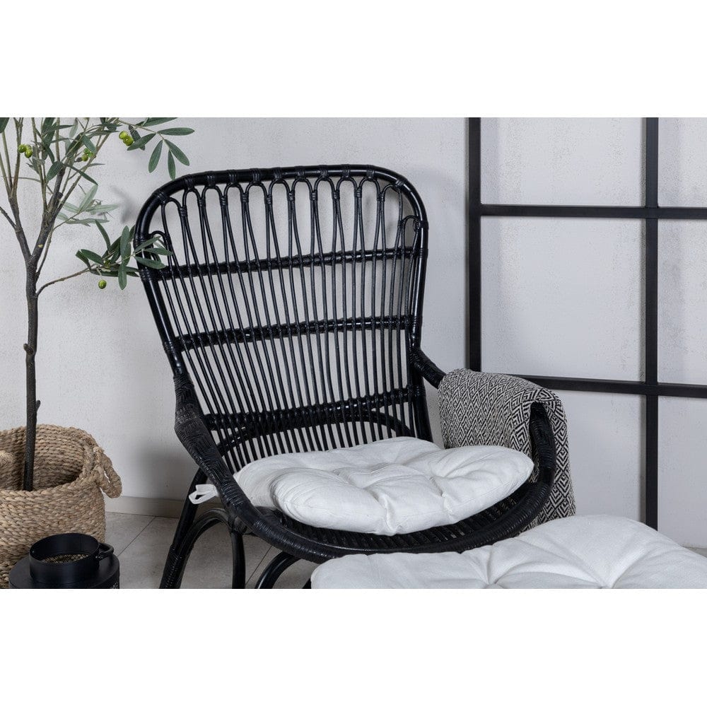 Venture Design Loungestol Ella Svart SKU VEN-1571-6012 EAN 7350118411186