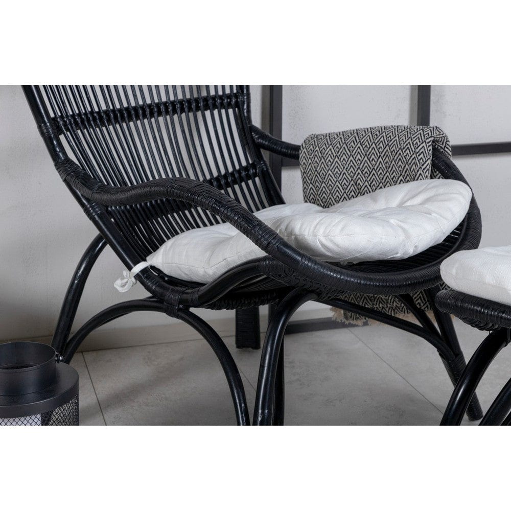 Venture Design Loungestol Ella Svart SKU VEN-1571-6012 EAN 7350118411186