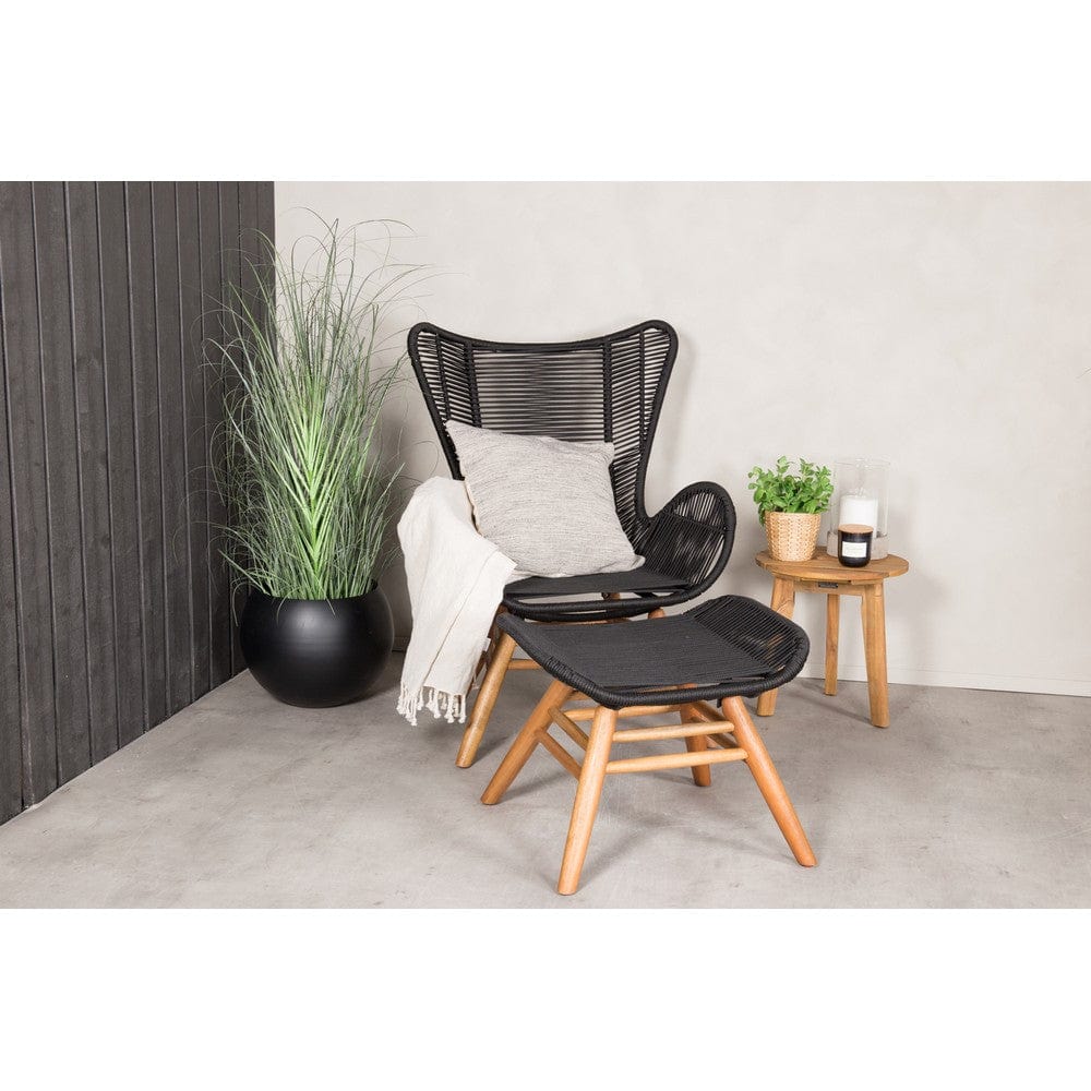 Venture Design Loungestol Tjingeling Inkl. Fotpall SKU VEN-9614-076 EAN 7350107080683