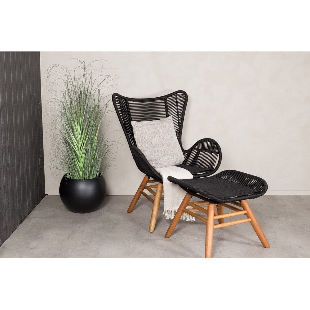 Venture Design Loungestol Tjingeling Inkl. Fotpall SKU VEN-9614-076 EAN 7350107080683