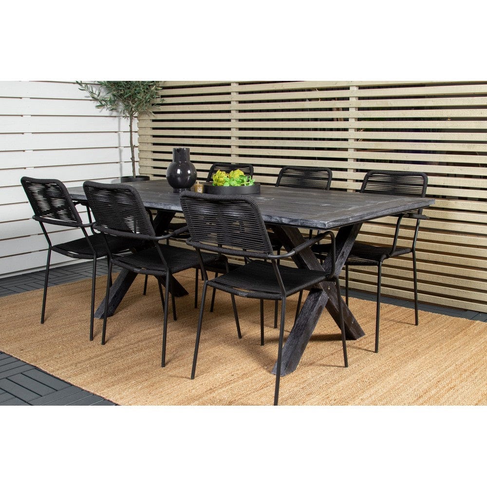 Venture Design Matstol Lindos med Armstöd 2-pack SKU EAN
