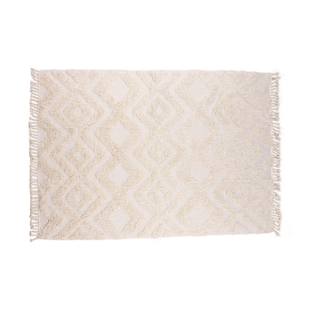 Venture Home Bomullsmatta Hilma Vit / 300x200 cm SKU VEN-16032-101 EAN 7340206975324