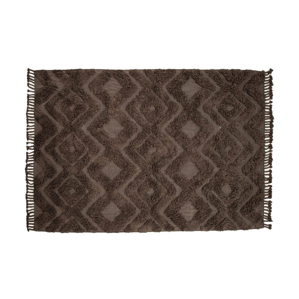 Venture Home Bomullsmatta Hilma Brun / 300x200 cm SKU VEN-16032-105 EAN 7340206975331