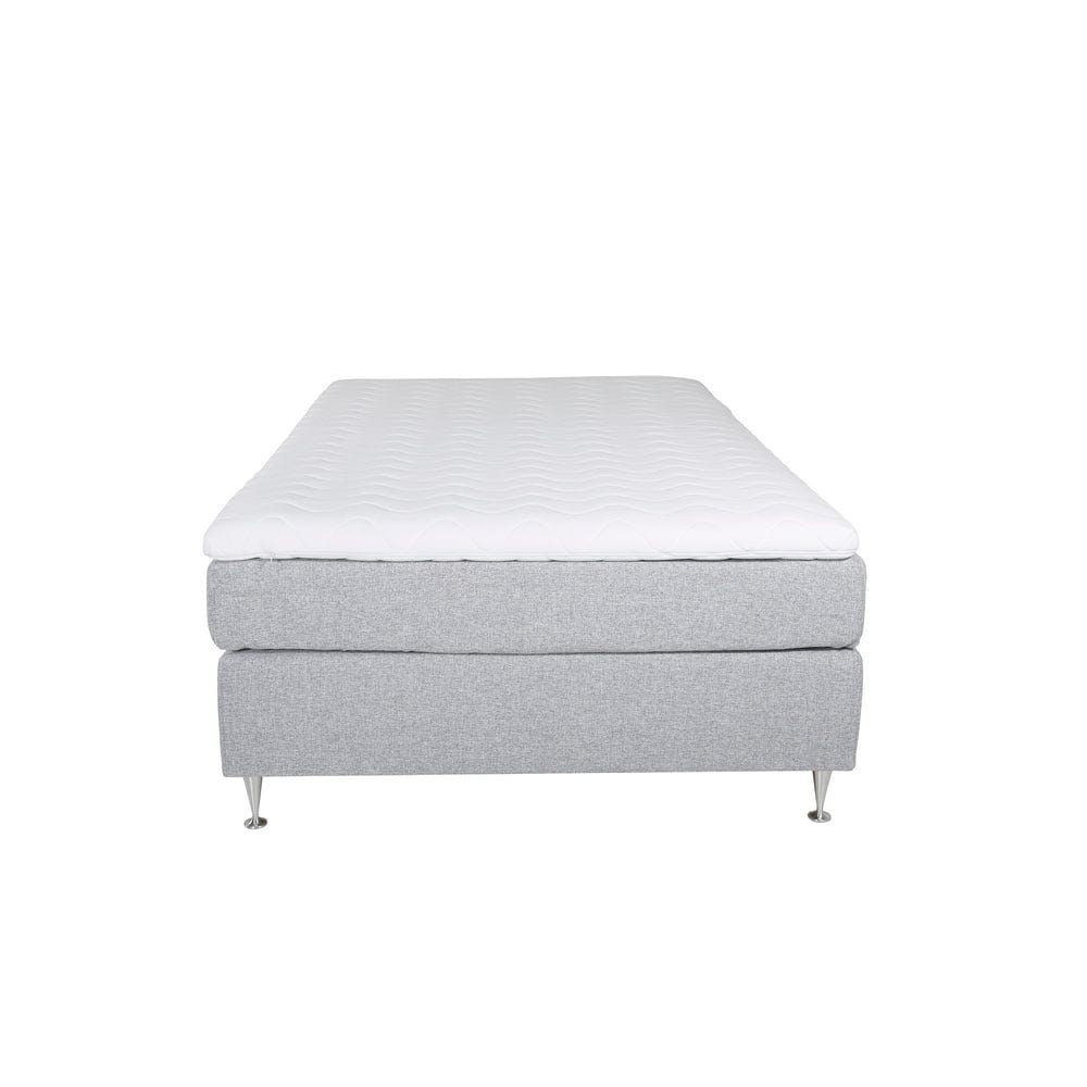 Venture Home Enkelsäng Tällberg 120x200 cm Medium Ljusgrått Tyg SKU VEN-15405-603 EAN 7350118413555