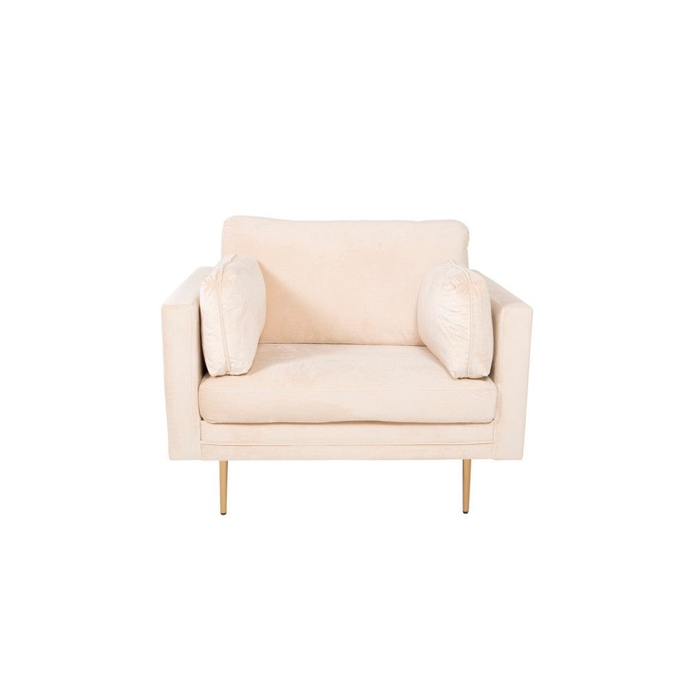Venture Home Fåtölj Boom Sammet Beige SKU VEN-18046-980 EAN 7350107087446