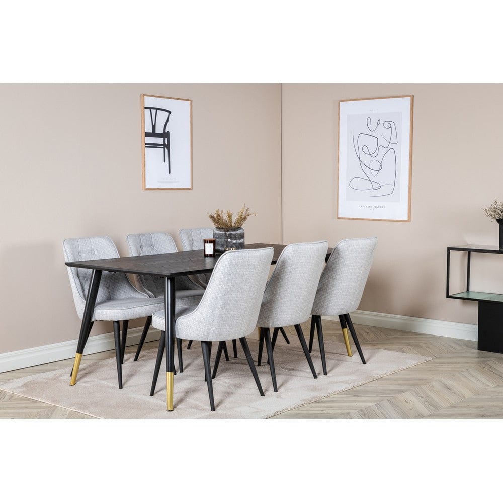 Venture Home Matstol Velvet Lyx 2-pack SKU EAN