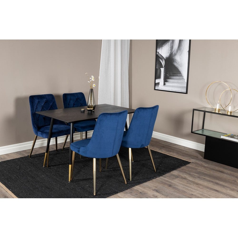 Venture Home Matstol Velvet Lyx Mässing 2-pack SKU EAN