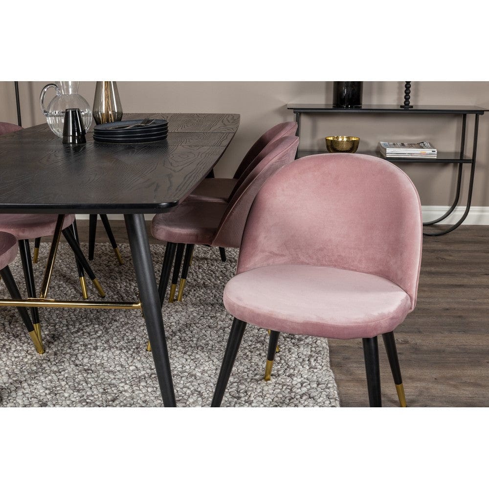 Venture Home Matstol Velvet Mässing 2-pack SKU EAN