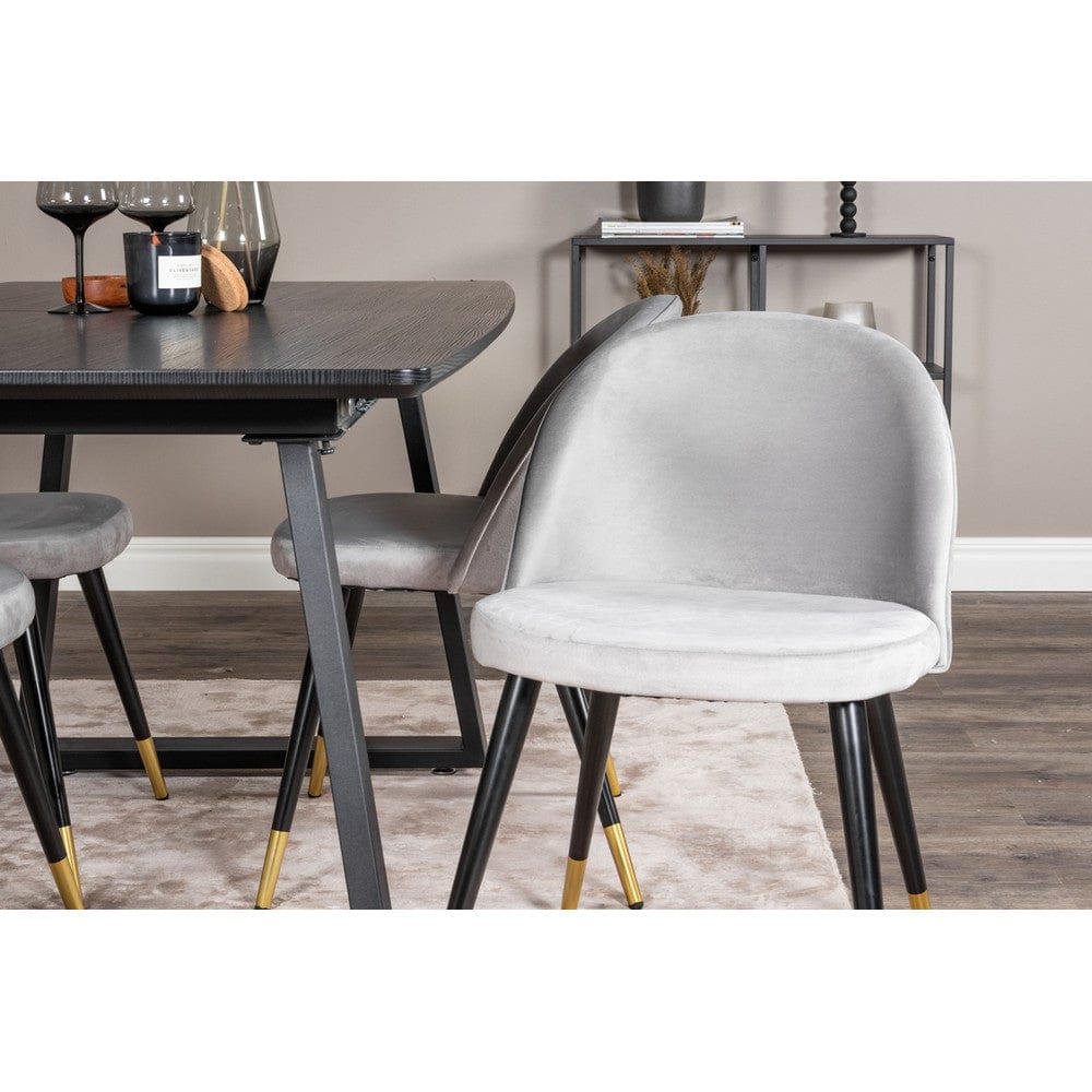 Venture Home Matstol Velvet Mässing 2-pack SKU EAN