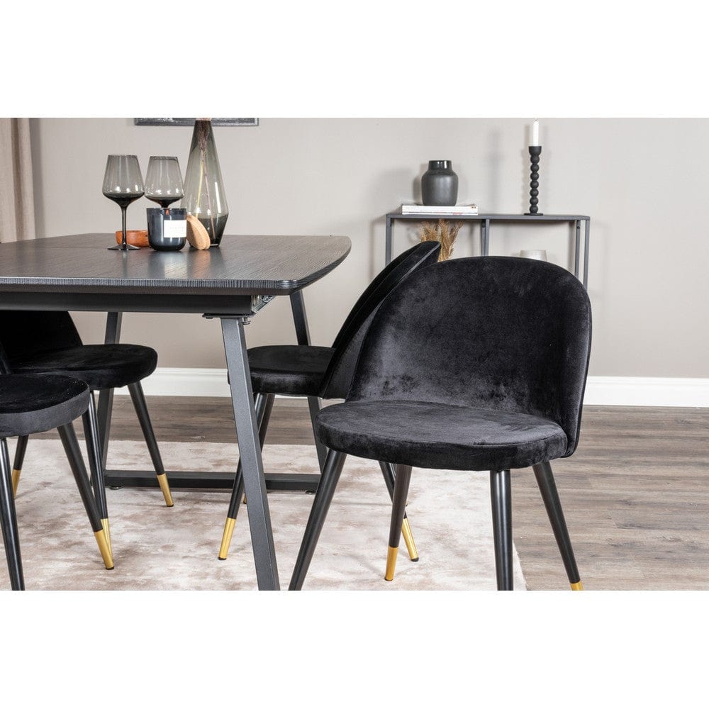 Venture Home Matstol Velvet Mässing 2-pack SKU EAN