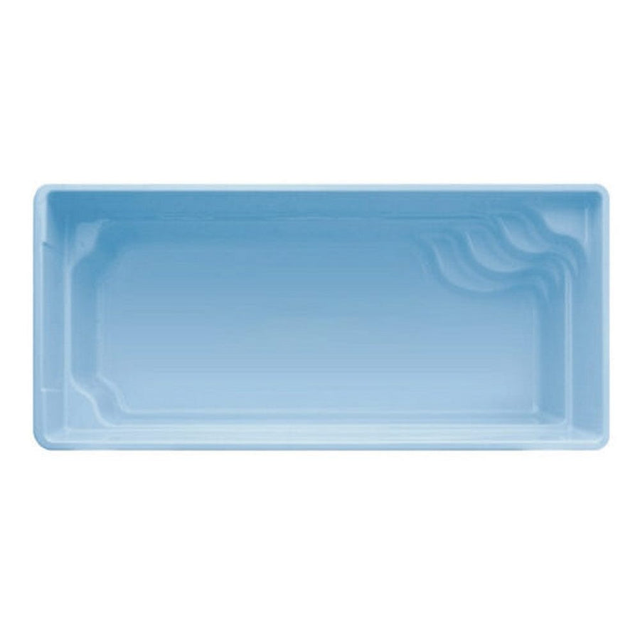 Färdigt poolskal i glasfiber