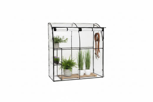 Lean-to greenhouse