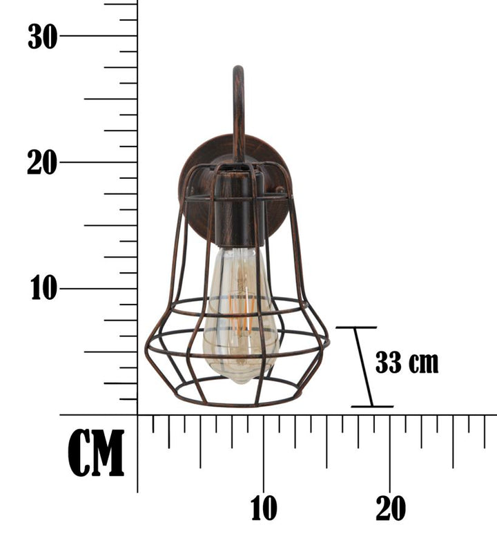 Mauro Ferretti Industry B vägglampa 33 cm