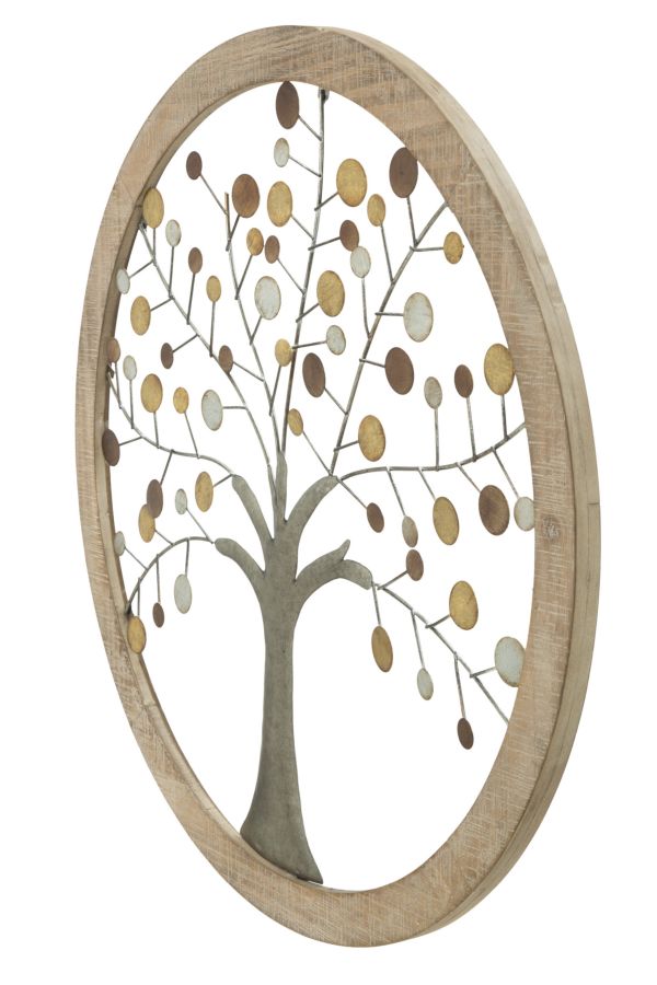 Mauro Ferretti Albero della Vita väggpanel med spegel Ø61 cm