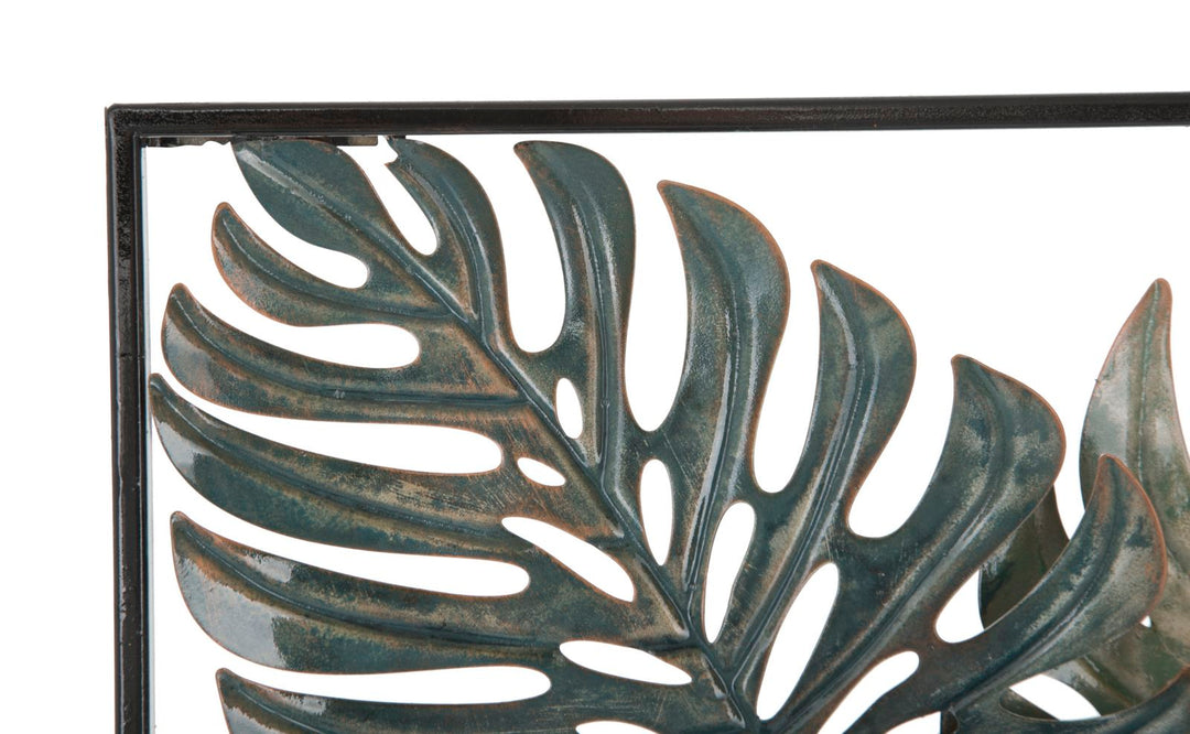 Mauro Ferretti Too A 3D-väggpanel med blommor och blad 30,5 × 88,5 cm