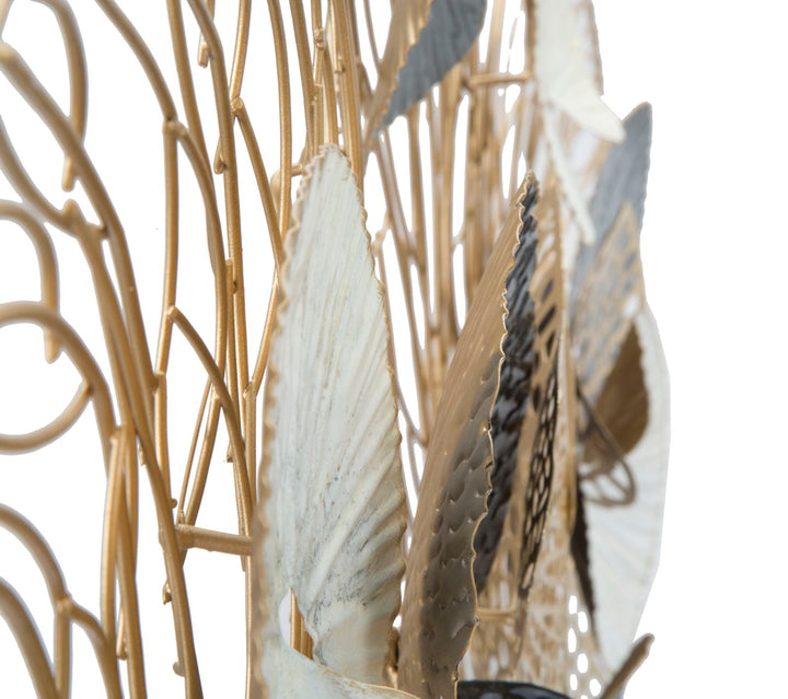 Mauro Ferretti Luxy 3D-väggpanel med blad 124,5 × 55 cm